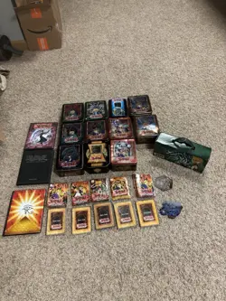 Yu-Gi-Oh! TCG Binder & Card Tin Lot - Image 1