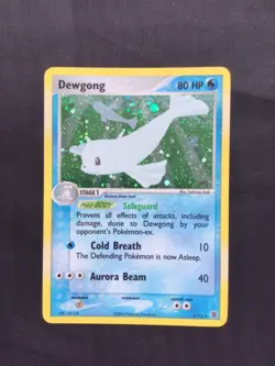 Pokemon Cards: EX FireRed & LeafGreen Rare Holo: Dewgong 3/112 - Image 1