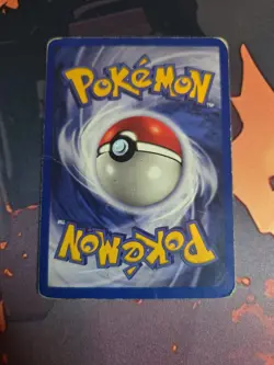 Pokemon TCG Card Pikachu (Yellow Cheeks) 58/102 Base Set Shadowless MP (DMG) - Image 2