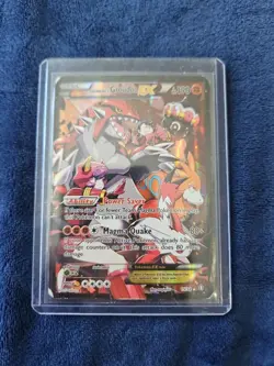 Pokemon Groudon EX Team Magma's Double Crisis Holo Card 15/34 - Image 1