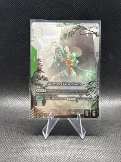 GUNDAM CARD GAME GD03-018 ALTRON GUNDAM (LR+) FOIL CARD - STEEL REQUIEM - Image 1