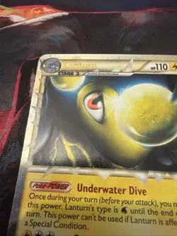 Pokemon TCG Lanturn Prime Reverse Holo Card Unleashed 86/95 HS Rare MP 2010 - Image 2