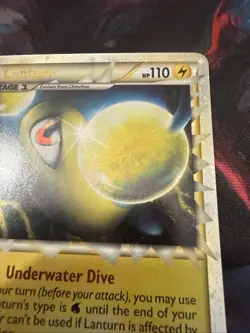 Pokemon TCG Lanturn Prime Reverse Holo Card Unleashed 86/95 HS Rare MP 2010 - Image 3