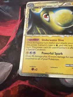 Pokemon TCG Lanturn Prime Reverse Holo Card Unleashed 86/95 HS Rare MP 2010 - Image 5