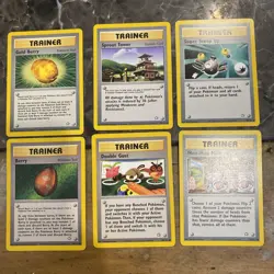 Pokemon TCG Neo Genesis Trainer Lot 6 Cards - Image 1