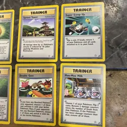 Pokemon TCG Neo Genesis Trainer Lot 6 Cards - Image 2