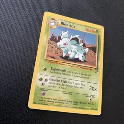 Pokemon Uncommon Card : Nidorina 53/130 (Base Set 2) - Image 2