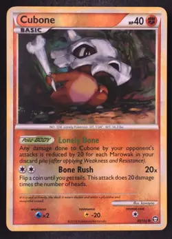 Cubone 60/102 - Pokemon Triumphant Common Card - Image 1