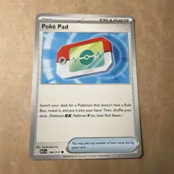 Pokemon TCG Poke Pad 198/217 Trainer-Item Card Non-Holo Ascended Heroes - Image 1