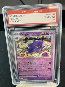 GENGAR 2023 Holo #94/165 Pokemon Card GRADED 10 TCG CCG - Image 1