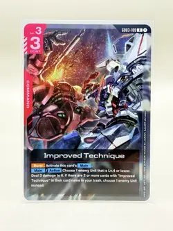 Improved Technique Foil - GD03-109 - Gundam TCG Card Game - Image 1
