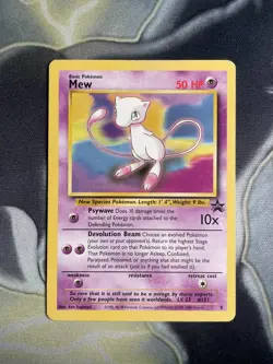 Mew Promo 8 - Pokemon TCG Black Star Promo - Non Holo WOTC Vintage 1999 Card - Image 1
