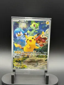 Pikachu 027 Sv: Scarlet & Violet Promo Card Holo - Unopened - Image 1