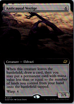 Anticausal Vestige (Extended Art) R Edge of Eternities 317 FOIL Near Mint - Image 1