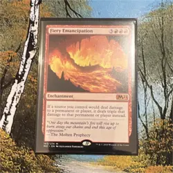 Magic: The Gathering Fiery Emancipation Core Set 2021 Mythic Red 143/274 - Image 1