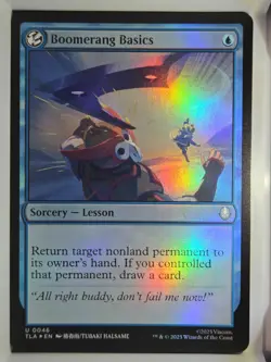 Boomerang Basics (Foil) - U46- MTG - Avatar: The Last Airbender (TLA) - Image 1