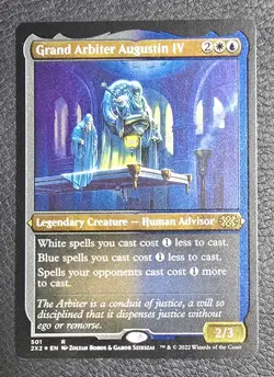 MTG Grand Arbiter Augustin IV Foil Etched #501 Double Masters 2022 R NM Magic - Image 1