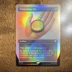 Magic: The Gathering White Lotus Tile Holo Artifact Card TLA 0330 2025 - Image 1