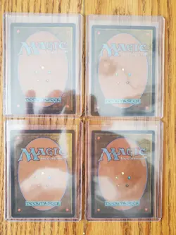 MAGIC THE GATHERING Lot of 4 UNDISCOVERED PARADISE VISIONS RARE Lands VERY NICE - Image 2