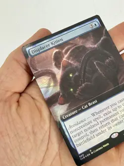 MTG Displacer Kitten (Extended Art, Foil) - (CLB) #560 - Magic the Gathering - Image 3