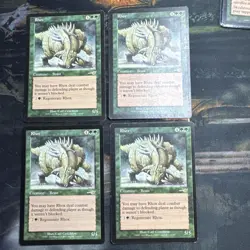 MTG Magic the Gathering 4X Rhox (112/143) Nemesis MP - Image 5