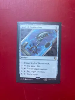 Staff of Domination MTG Commander Legends English NM - Image 1