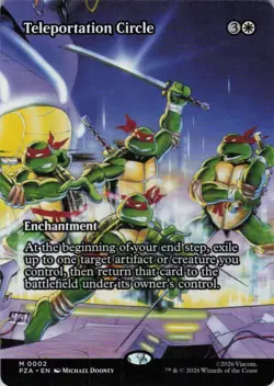 MTG Teleportation Circle (Borderless) (2) | NM | TMNT Eternal-Legal {PZA} - Image 1