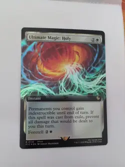 Ultimate Magic: Holy - Foil - Extended Art R MTG Commander: Final Fantasy M/N - Image 2