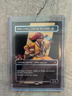 April O'Neil, Live on the Scene (Surge Foil) [Teenage Mutant Ninja Turtles Comm - Image 1