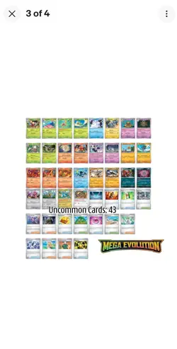 Pokemon Mega Evolution Complete Common, Uncommon & Rare 122 Card Set - Image 3