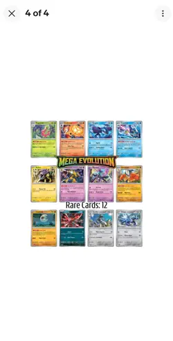 Pokemon Mega Evolution Complete Common, Uncommon & Rare 122 Card Set - Image 4