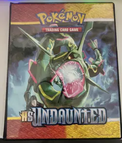 Pokemon HS Undaunted Rayquaza Mini BinderHolds 112 Cards - Image 1