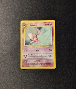 Pokemon NEO DISCOVERY - #1/75 Espeon - Holo - ENG - Heavily Played - Image 3