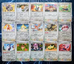 Pokemon Cards Lot (15 Reverse Holo- Porygon2, Lopunny, Jirachi, Etc) - Image 1