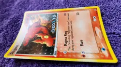 Slugma 75/107 Deoxys Reverse Holo Pokemon *NICE* - Image 2