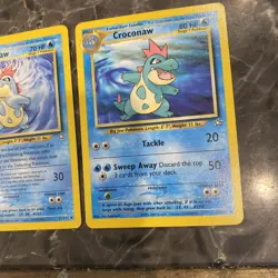 Pokemon TCG Croconaw And Totodile Neo Genesis 80,81,31,32/111 - Image 2