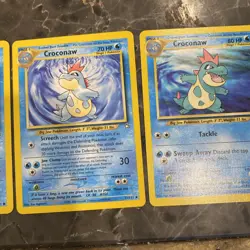 Pokemon TCG Croconaw And Totodile Neo Genesis 80,81,31,32/111 - Image 3