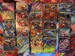 x100 Pokemon Japanese ALL RR Ultra Rare Card Lot, EXs and Vs (has dupes) - Image 1