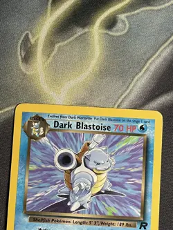 Pokemon Dark Blastoise TCG Team Rocket 20/82 Card Non Holo WOTC - Image 2