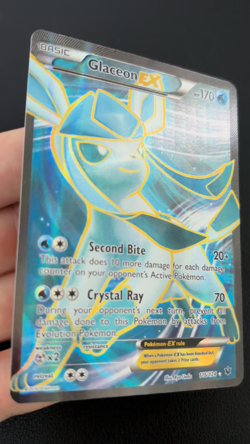 Glaceon EX 116/124 Fates Collide 2016 Ultra Rare Holo Pokemon TCG – NM - Image 2