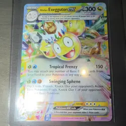 Pokemon Alolan Exeggutor EX 133/191 Sv08: Surging Sparks Double Rare Holo HP 300 - Image 1