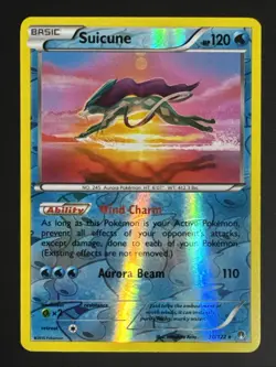 Pokemon TCG Suicune Breakpoint 30/122 Reverse Holo Holo Rare NM - Image 1