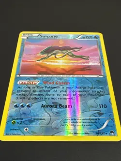 Pokemon TCG Suicune Breakpoint 30/122 Reverse Holo Holo Rare NM - Image 2