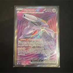 Pokemon Genesect EX Sv: Black Bolt Full Art Ultra Rare Holo 161/086 - Image 1