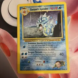 Pokemon TCG Giovanni's Gyarados 5/132 Gym Challenge Holo - HP - Image 1
