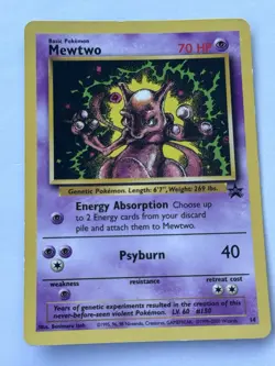 Pokemon Mewtwo TCG Black Star Promos 14 Regular Promo - Image 1