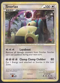 Pokemon Snorlax 33/95 Non-Holo Rare Call Of Legends - Image 1