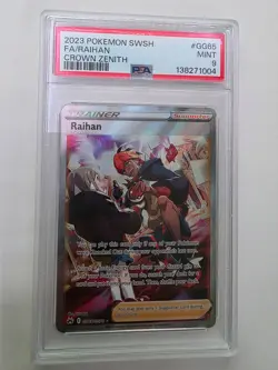 2023 PSA 9 FA Raihan #GG65 Full Art Galarian Gallery Pokemon TCG SWSH CZ - Image 1