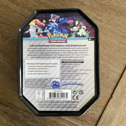 Pokemon TCG Paldea Partners Tin 4 Booster Packs Meowscarada ex New/Sealed - Image 2