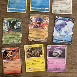 Pokemon TCG Paldea Partners Tin 4 Booster Packs Meowscarada ex New/Sealed - Image 5